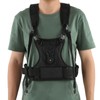 Dual Shoulder Camera Harness, Carrier Chest Vest with Side Holster,