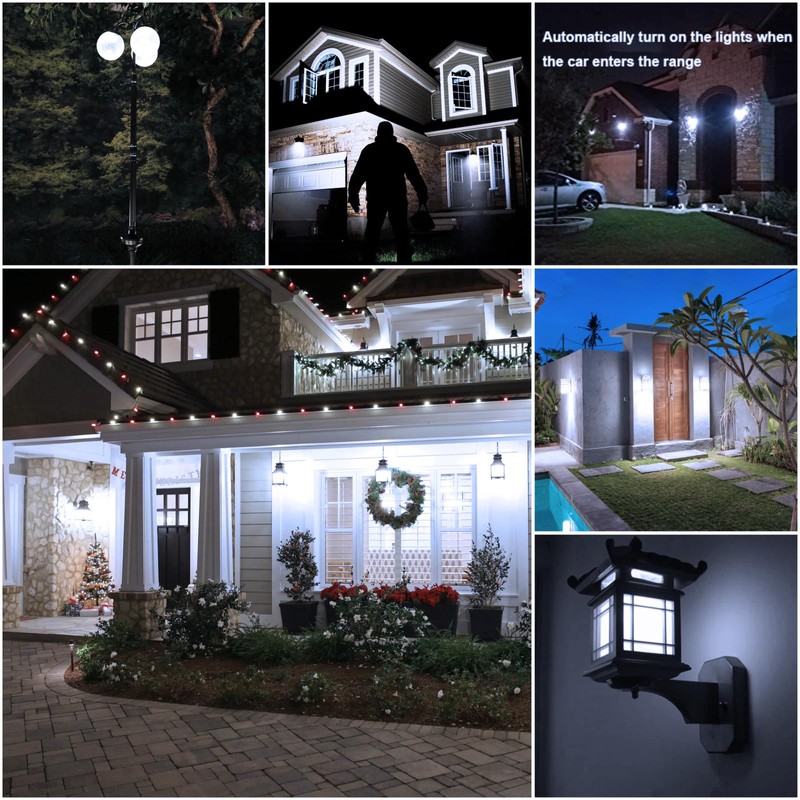 Radar Motion Sensor LED light bulbs, 32W Daylight White 6000K