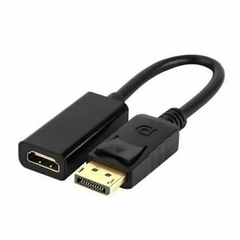 Unbranded DP Displayport Male to HDMI Female Cable Converter Adapter