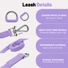 Kidding Pets Waterproof Dog Leash with Poop Bag Holder, 5FT/6FT