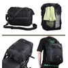 Rhinowalk Motorcycle Bag, 20L Black, Multifunctional Rear Rack Trunk Seat