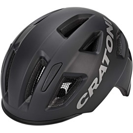 Cratoni Unisex – Erwachsene C-pure (City) Fahrradhelm, Schwarz, Einheitsgröße