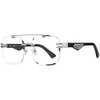 HEPIDEM Really Buffalo Horn Handmade Glasses Frame,Oversize Big Square Rimless