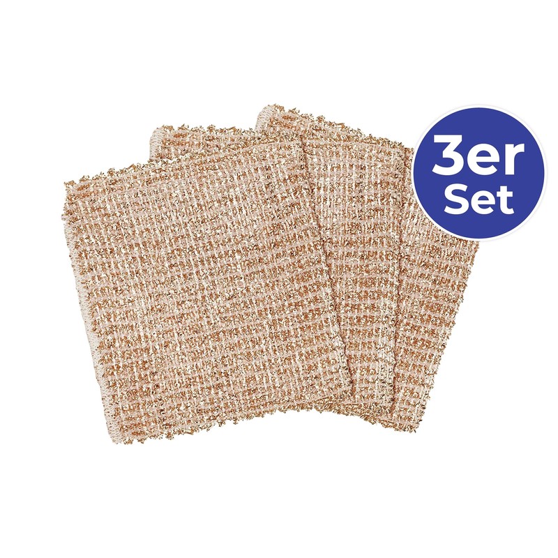 Wenko 4065330500 Copper Towel, Set of 3, 13 x 16