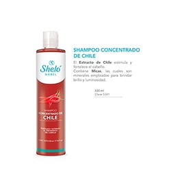 Shampoo Concentrado De Chile 530ml Estimula Y Fortalece El Cabello