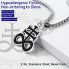Cool Baphomet Necklace Satanic Jewelry Steel Inverted Leviathan Cross Pendant