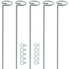 HiGift 5 Pack 17 inch Plant Support Stakes, 4mm Thick