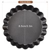 Sinnsally Quiche Pan,Flan Tins with Loose Base,Fluted Tart Tin Flan
