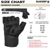 BEAR GRIP - weight lifting gloves with wrist support wraps