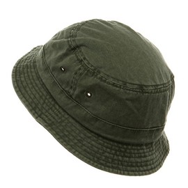 Mega Cap Washed Hats-Olive W12S41E (2XL-3XL)