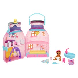 Baby Born Surprise Bottle House Playset with Exclusive Doll - Discover 20+ Surprises, 2 Levels of Play, 6 Rooms to Explore, for Kids Ages 3 and Up