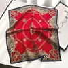 PoeticEHome 100% Mulberry Silk Neck Scarf 21"x21" Small Square Scarfs