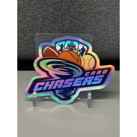 Card Chasers Holographic 3 Inch Sticker Decal