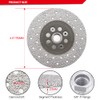 DT-DIATOOL Diamond Cutting and Grinding Disc 4-1/2 Inch Double Sided