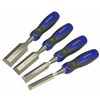 Faithfull FAIWCBUTTS4 Short Blade Wood Chisel Set of 4 -
