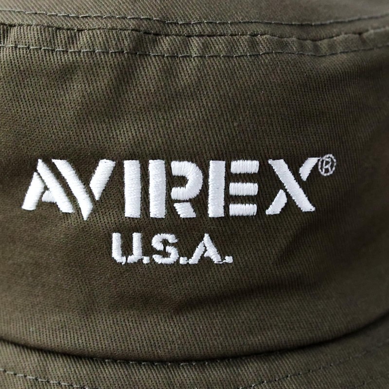 Avilex US.BASE Military Bucket Hat, Unisex, Hat, Army Hat, Men's,
