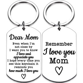 Rosa Vila Mom Keychain, Mom Birthday Gifts, Mothers Day Gifts From Daughter, Christmas Gifts, Mothers Day Gift Ideas