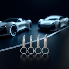 4Pcs Car Radio Removal Tool Set, Universal Pin Stereo Hooks Keys, Compatible with for all kinds of cars