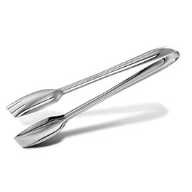 All-Clad Gadgets de cocina de acero inoxidable de especialidad pinzas para servir herramientas de cocina, cocina Hacks plata