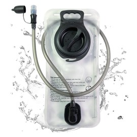 ROOBUCK Hydration Bladder 2 Liter Leak Proof Water Reservoir,BPA Free,Wide Opening, Military Water Bladder Combined with Hydration Backpacks for Biking Hiking Running Camping Climbing