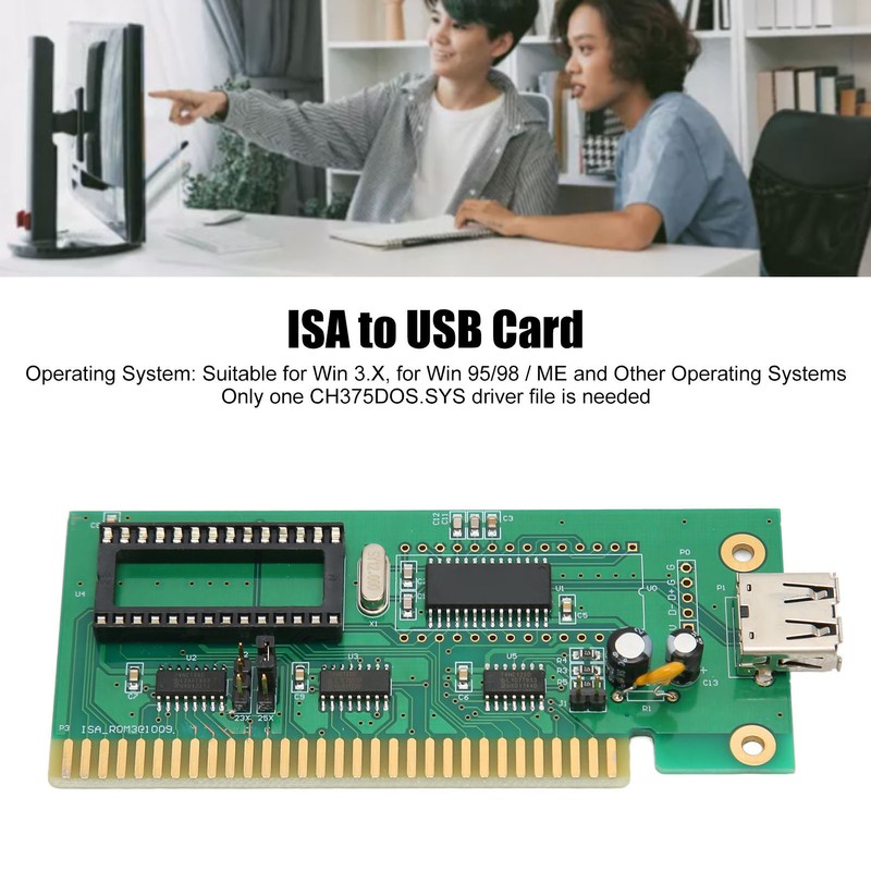 ISA to USB Card Plug and Play Widely Compatible Easy