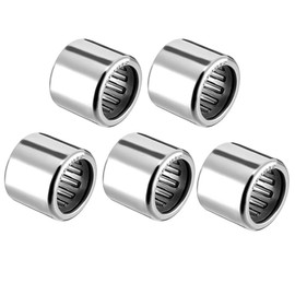 sourcing map HK1012 Drawn Shells Needle Bearings 10 mm Bore Diameter 14 mm OD 12 mm Width Pack of 5