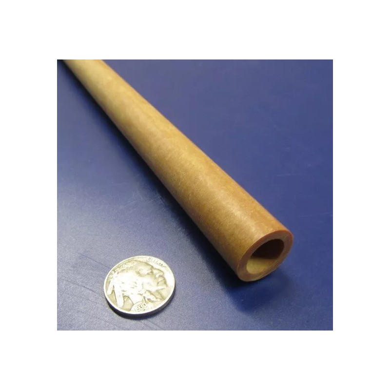 Micarta Phenolic XX Paper Tube 3/4" OD x 1/2" ID