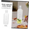 Mikinona Large Capacity Clear Plastic Water Bottle with Scale Hydration