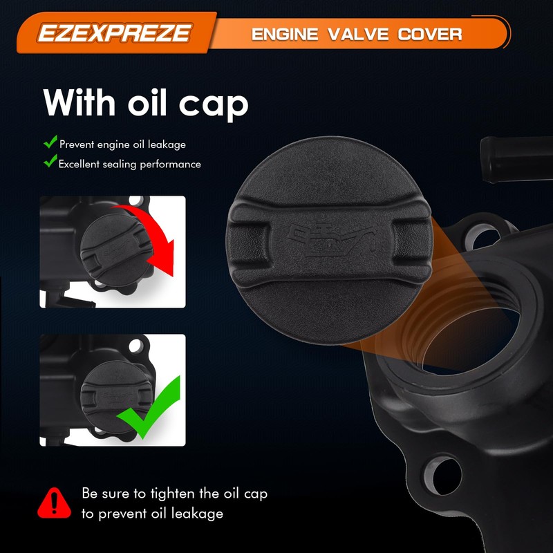 Ezexpreze Pair Engine Valve Covers Compatible with 2005-2019 Nissan Frontier