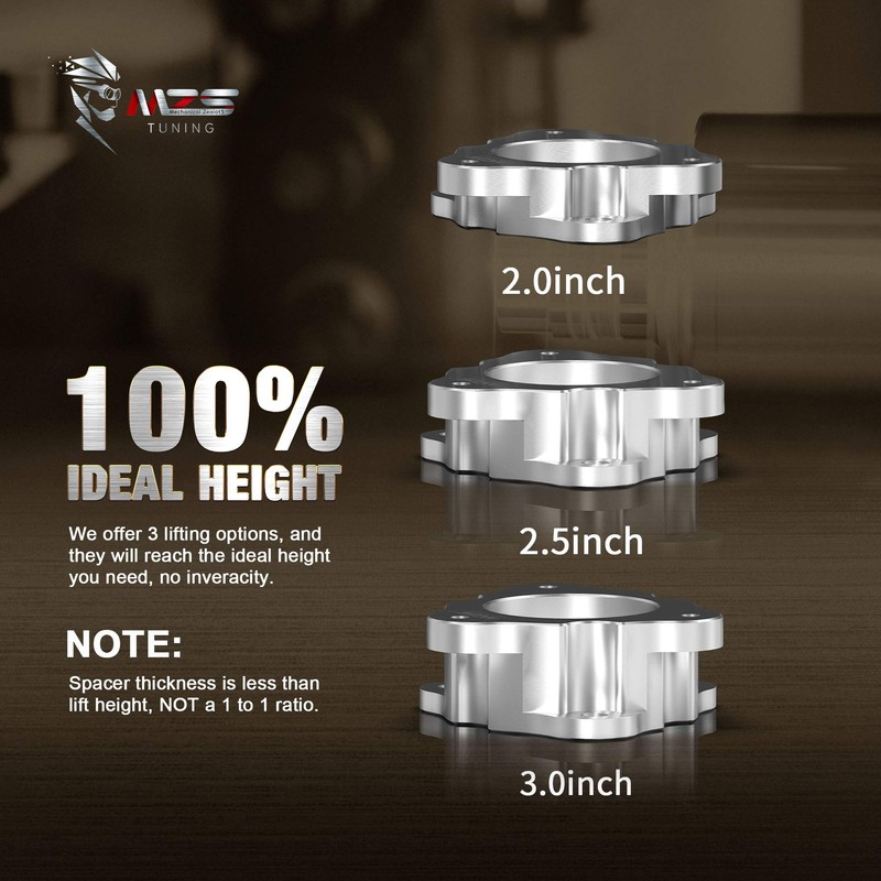 MZS 3 inch Front Leveling Kit Lift Strut Spacers Compatible