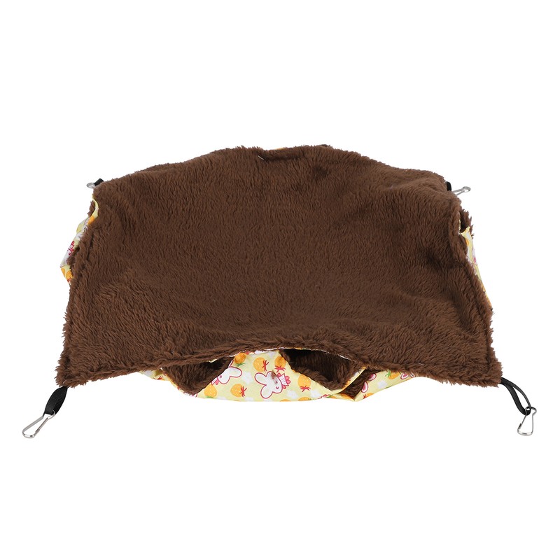 Small Pet Warm Hanging ThreeLayer Hammock Sleeping Bag Cage for
