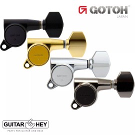 GOTOH (1) NEW Gotoh SG381-07 SINGLE Guitar Tuning Machine Head - SOLD INDIVIDUALLY - Gold, Treble Side