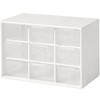 Dafape Mini Storage Drawers, Small 9 Drawers Organizer Bins Stackable
