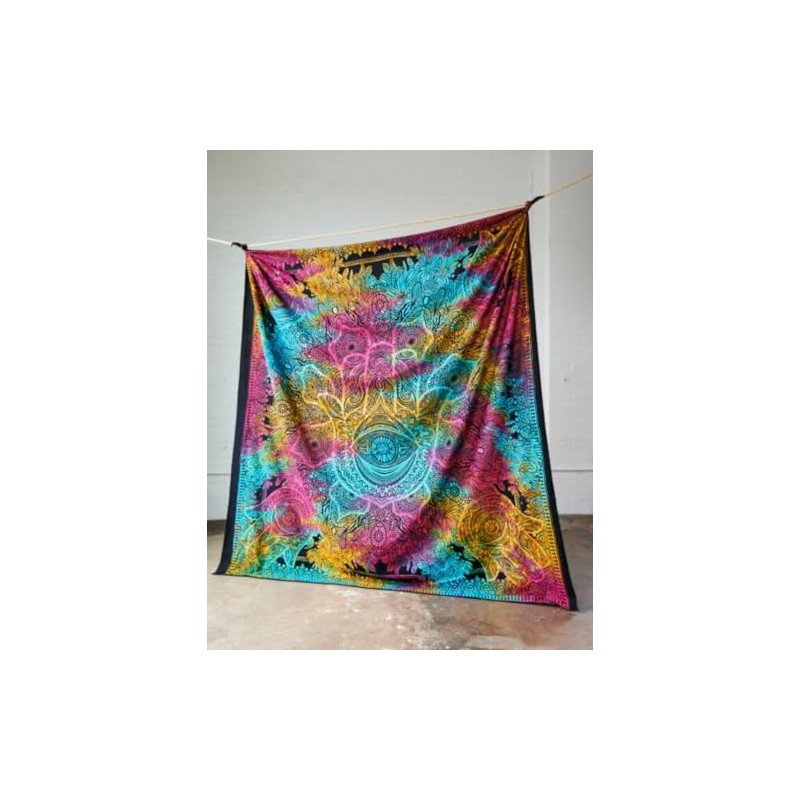 Original Kikan Tie Dye Mandala Tapestries Home Decor Wall Hanging
