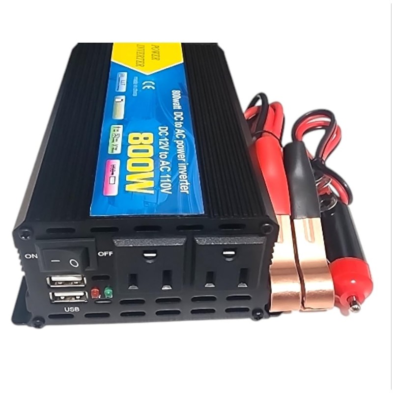 High-Power DC to AC Power Inverter – 12V to 110V/220V