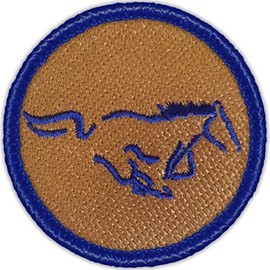 Mustang 2012 Patrol Patch - 2" Round! (Sew-on)