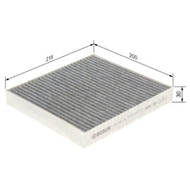 Bosch R2416 - Cabin Filter activated-carbon