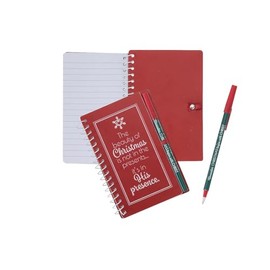 Fun Express 4 1/2" x 6" Religious Christmas Spiral Notepads with Pen for 12