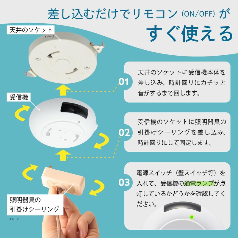 Ohm (OHM) Ohm Electric Pendant Light Remote Control Retrofit Remote