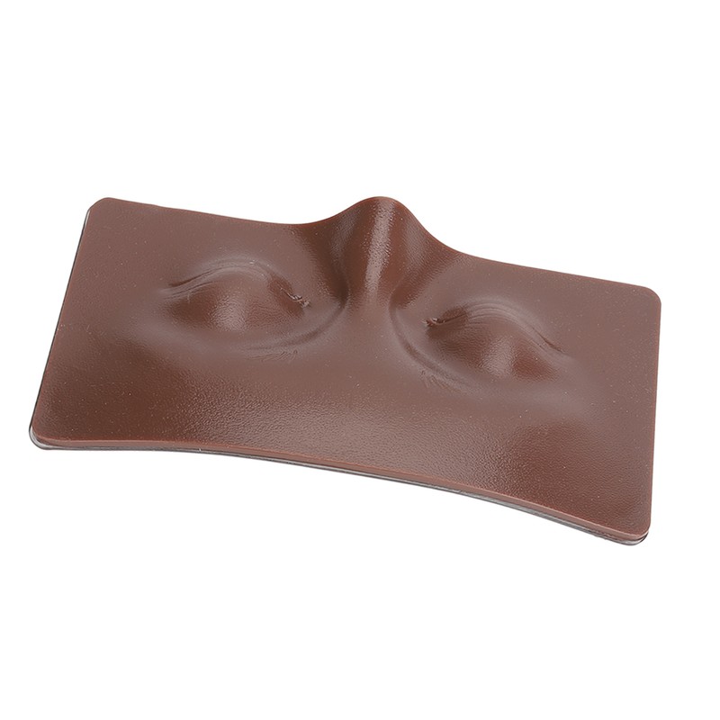 Eye Makeup Practice Board Closing Eyes Reusable Silicone Mannequin Face