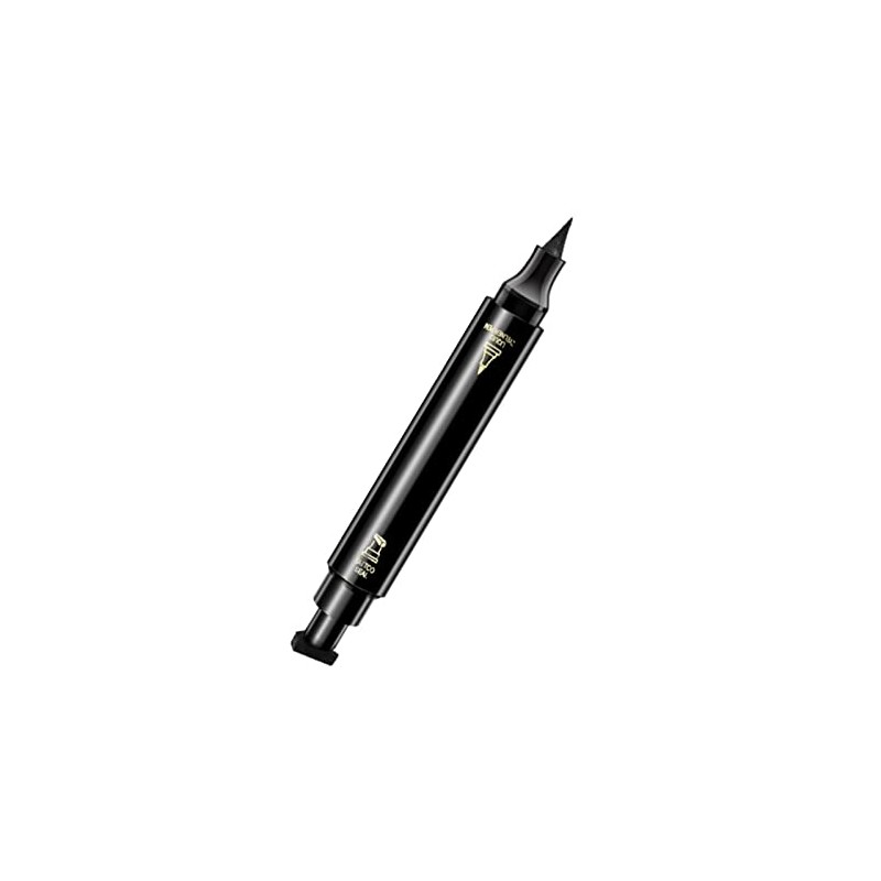 Stamp Eyeliner, Triangular de Doble Cabeza de Secado Rápido Impermeable
