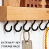 Nordic Wall Mounted Key Holder with 6 Hooks – Modern