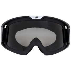 Birdz Eyewear Pelican Fitover - anteojos acolchadas para motociclismo y motociclismo (OTG), color negro (negro-humo)