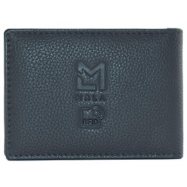 Mala Leather Kennel Crew Collection Karten-/Ausweishülle RFID 632_40, grau, M, Modern