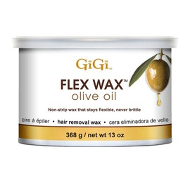 GiGi Olive Oil Flex Soft Wax Hair Removal - Nourishing & Flexible Wax for Smooth Skin, 13oz