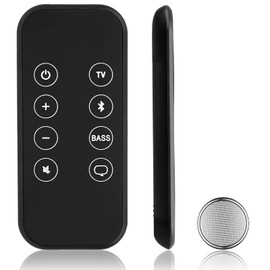Motiexic Remote Control for Bose Solo 5 10 15 Series II TV Sound System/ 732522-1110 418775 431974 845194 838309-1100 TV Soundbar Sound System with CR2025 Battery Inside