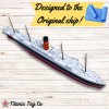 RMS Carpathia Model Ship 1 Ft Long By TitanicToyCo -