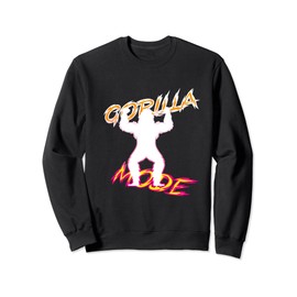 Gorilla Mode Gorilla Gym für Muskeln Gorilla Fitness Logo Sweatshirt