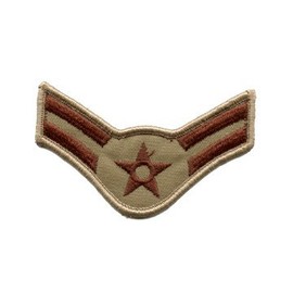 USAF Chevron Desert (Pair) (Male, A1C Airman First Class)