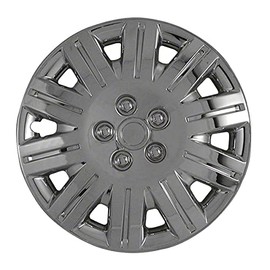 Fuel Rider 15 inch Silver ABS Hubcap Wheel Cover for 2005-2007 Chrysler Town & Country (Set of 4) Wheelcovers for 15 inch Standard Steel Wheels- Auto Tire Cover Replacement Exterior Cap Cover